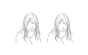 頷く | つかえるイラスト